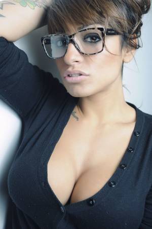 big tit latina glasses - Photos of Hot girls wearing glasses.