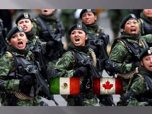 Canadian Army Porn - Mexico vs Canadian Military Power Comparison | MEXICAN Army VS Canadian .