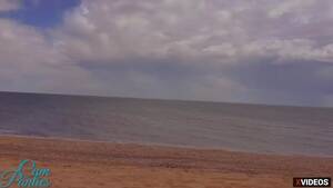 beach cum panties - Free Stranger cum in my pussy on the beach Porn Video HD