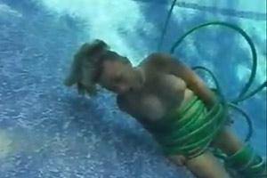 Drowning Porn - Naked Woman Drowning In Garden Hose