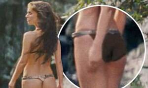 Anorexic Porn Natalie Portman - Natalie Portman's 'inappropriate' bottom covered up with a digital bikini |  Daily Mail Online