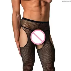 Adult Pantyhose Porn - Shengrenmei Men's Pantyhose Sexy Four Open Crotch Tights Porno Small Mesh  Stockings Exotic Pantyhose For Male Adult Dropshipping - Socks & Hosiery -  AliExpress