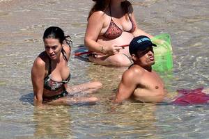 katy perry nude beach - They were pictured on a beach in Sardinia (Image: XPOSUREPHOTOS.COM)