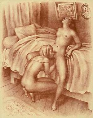 Lesbian Vintage Cunnilingus - 24 best oral images on Pinterest | Erotic art, Art drawings and Drawing  drawing
