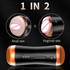 Male Anal Machine - Male Masturbator Dual Channel Anal Vagina Real Pussy Masturbation Cup Porn  Sex Machine Male Real Sexual Intercourse Sex Toys - Untamed Toys