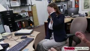 Amateur Office Sex Porn - Huge busted office amateur sells her tits and some sex for a ticket