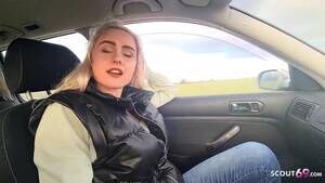 german teen car - German Blonde Hitchhiker Teen seduce to Fuck in Car by Stranger