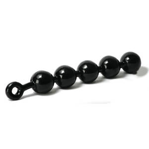 Black Anal Beads Porn - Buy the Master Series Black Baller Anal Beads huge - XR Brands