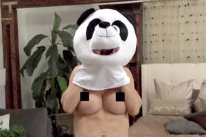 Dancing Panda Porn - Porn star Nicole Aniston puts on a panda costume