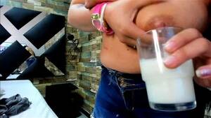 milf lactating glass - Watch Camgirl spraying her milk into a glass and try to swallow it (1) -  Milk, Camgirls, Lactating Porn - SpankBang