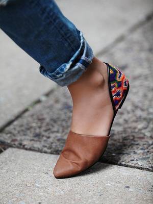 Jeans Ballet Flats Porn - Sigh - Tan loafers with bohemian twist | This Is My Shoe Porn | Pinterest |  Hand painted toms, Painted toms and Coral chevron
