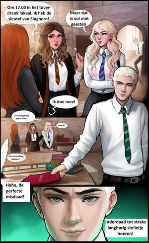 Harry Potter Shemale Porn Comic - Aroma Sensei - Harry Potter Extra lesson Dutch at PornComics