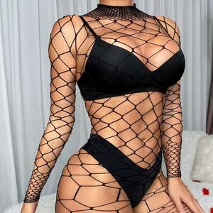 Long Erotic Porn - Sexy Erotic Lingerie For Ladies Porn Long Sleeve Mesh Hot Women Underwear  XXX See Through Open Crotch Bodysuit Sex Bikini Suit From 13,11 â‚¬ | DHgate