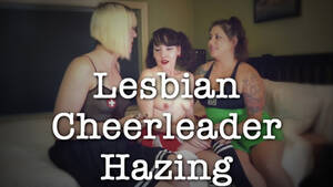 cheerleader lesbians stacy porn - Stacy Sadistic - Lesbian Cheerleader Hazing Threesome - ManyVids