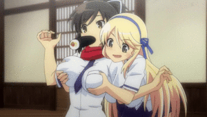 Grabing Boobs Anime Hentai Porn - Anime Girls Grabbing Breasts From Behind - Page 6 - HentaiEra