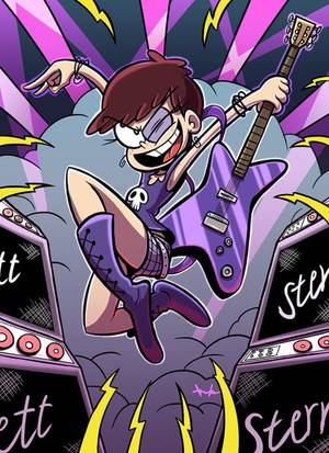 Luna Loud Porn - elementlizard: â€œ kura-kei-fanart: â€œ Luna Loud (The Loud House) I can hear  it screaming through the air!