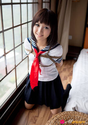 japanese uniform bondage - Shiryl Asian in school uniform is punished and tied in ropes