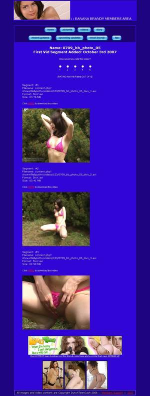 Banana Brandy First Porn - 