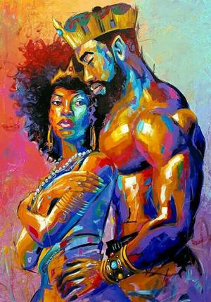 black couples having sex art - Samuel Ikenna Kong for a Queen More love the art work