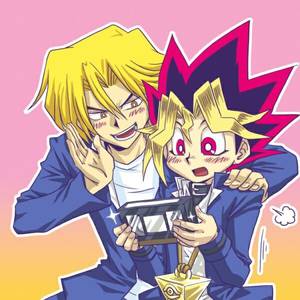All Yu Gi Oh Monster Porn - Jonouchi giving Yugi a porno film.