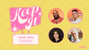 Charlize Theron Rihanna Pussy Slip - Tango: Idinaâ€ w. Idina Menzel and Kyle Turner | Crooked Media