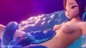 3d tentacles - 3D Porn - Mona Genshin Impact gets fucked by magic tentacles after  summoning - Hentai City