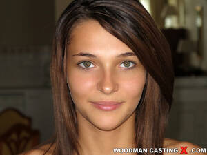 beautiful brunette casting - Pretty brunettes with hot forms at the porn casting. Picture 8.