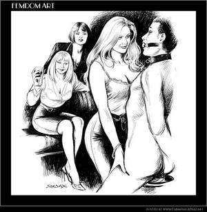 cuckold art black and white - Art â€“ Femdom | Carmenica Diaz â€“ Elegant Erotic Fiction