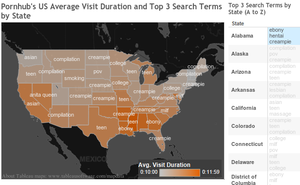 Alabama Porn - Pornhub shows off top search terms by state. Go ahead and guess Alabama's  top three...