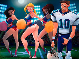 Basketball Player Porn Comics - Pornographic adventure at the Super Bowl