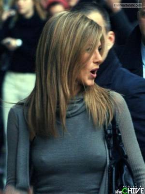 jennifer aniston down blouse upskirt - Jennifer Aniston nipples