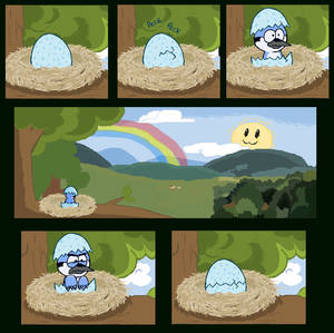 Funny Regular Show Porn - Baby Mordecai :D