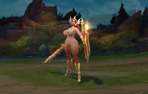 Naked League Of Legends Porn - Nude Leona - League of Legends NSFW Custom Skins