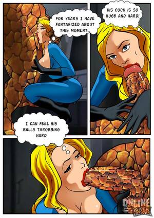 Fantastic Four Porn Comics - Invisible Woman gangbanged by the rest of the Fantastic Four Porn comic,  Rule 34 comic, Cartoon porn comic - GOLDENCOMICS