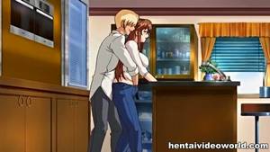 cum on pussy animation - Man rubs dick against the anime pussy