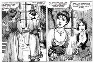 nasty lesbian sex cartoons - Cartoon sex. Noble women and their dirty lesbian games. - XXX Dessert