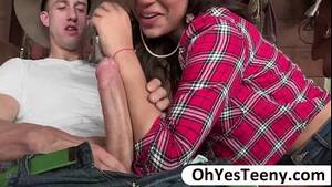 Cowboy Big Dick Porn - Teen Gabriella is amuse to a big cock cowboy and she gets fucked -  XVIDEOS.COM