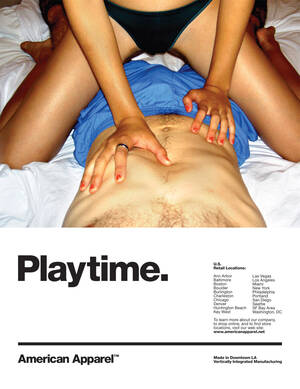 boner nude beach shots - 10 Most Controversial American Apparel Ads | Time