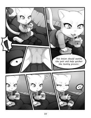 Hot Sexy Fairy Tale Comic - e621 2015 anthro biceps black_fur cat charle clothing comic darkmirage  dialogue duo english_text erection exceed fairy_tail