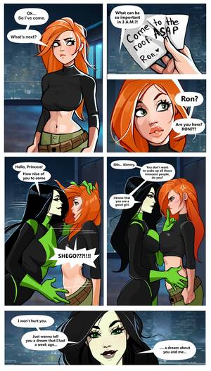 Kim Possible Porn Comics Black - Kim and Shego Date on the roof Porn comic, Rule 34 comic, Cartoon porn comic  - GOLDENCOMICS