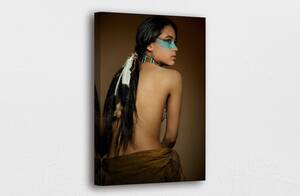 native american indian girls naked - American Indian Art Canvas-native American Woman Nude Art Poster/printed  Picture Wall Art Decoration POSTER or CANVAS READY to Hang - Etsy UK