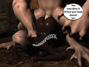 3d monster cock in ass - Drow bitch gets a thick monster cock stuck up her tight 3D ass |  KingdomOfEvil 3d