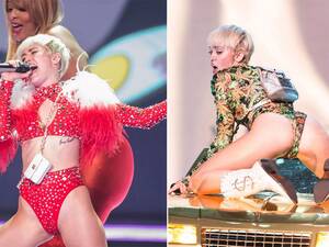 Miley Cyrus 2014 Porn Fakes - Miley Cyrus's Bangerz tour outrages parents because of her lewd behaviour -  Irish Mirror Online