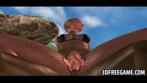 3d shemale riding cock - In the back yard this 3D shemale rides a black cock - PORNORAMA.COM