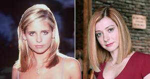 Alyson Hannigan Sex Tape Porn - Sarah Michelle Gellar on backstage clashes with Buffy co-star Alyson  Hannigan | Metro News