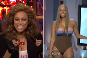 jennifer lopez fat naked lady - Tyra Banks Hasn't Washed Her 'Kiss My Fat Ass' Swimsuit