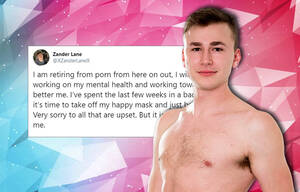 Black Straight Male Porn Star Retired - Gay porn star Zander Lane announces Retirement on Twitter