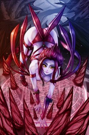Lol Hottest Champions Porn - League of Legends Fan Art - Evelynn by WaterRing.deviantart.com on  @deviantART