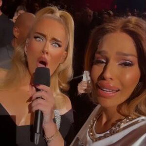 Adele Singer Porn - Watch Adele's reaction when a fan records her with a filter - Good Morning  America