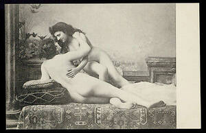 erotic nudist couples sex - SEX EROTIC NUDE COUPLE PORN RISQUE 94-old post card about 1900-1920 6 | eBay